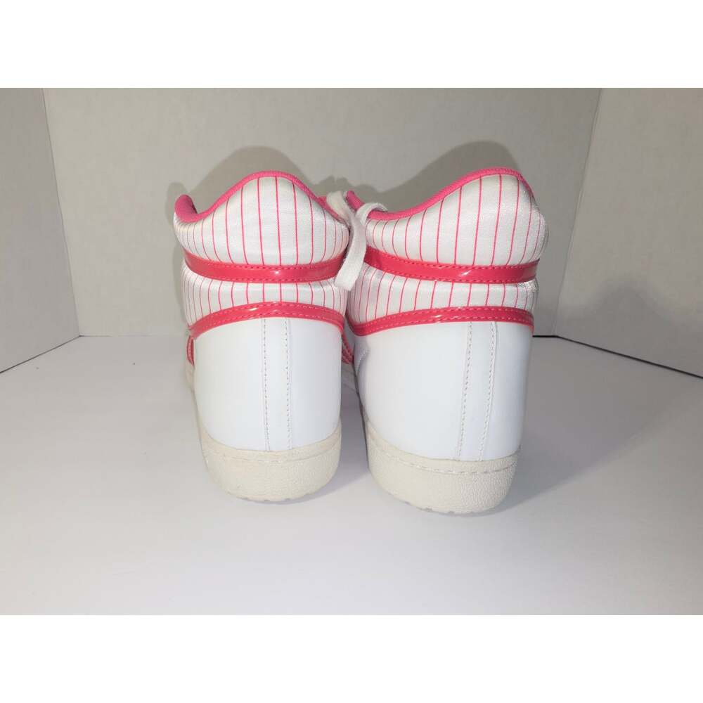 adidas Top Ten Hi Sleek Women's US 10 White Pink V22854 Sneakers - Picture 3 of 8